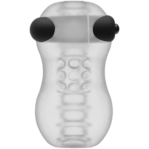 GoodHead Vibrating Helping Head Pro Male Masturbator Frost - Masturbators and Strokers