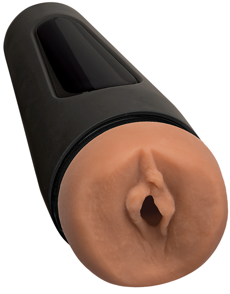 Main Squeeze The Original Pussy Variable Pleasure Ultraskyn Stroker Caramel - Masturbators and Strokers