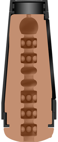 Main Squeeze The Original Pussy Variable Pleasure Ultraskyn Stroker Caramel - Masturbators and Strokers