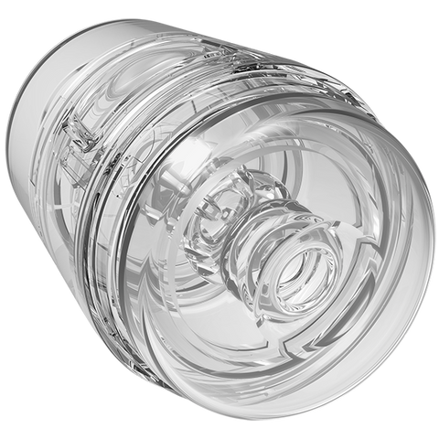 Main Squeeze Pop-off Optix Realistic Male Stroker Clear - Masturbators and Strokers