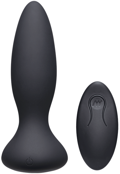 A-Play Vibe Adventurous Remote Control Rechargeable Butt Plug Black - Butt Plugs