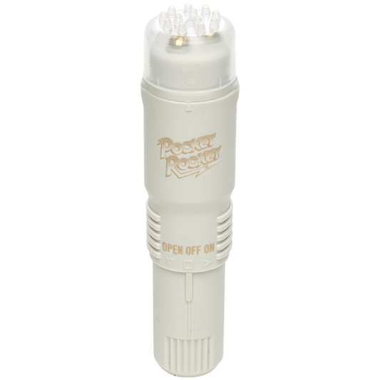 Pocket Rocket The Original Vibrating Body Wand Massager White - Body Wands