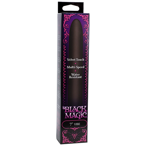 Black Magic Classic Multi Speed Bullet Massager 7 Inch Black - Bullet Vibrators