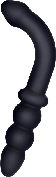 Excellent Power Deep Comber Anal Plug With Hook Black - Butt Plugs