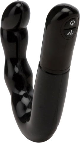 Excellent Power Ebony 10 Function Prostate Massager Black - Prostate Toys