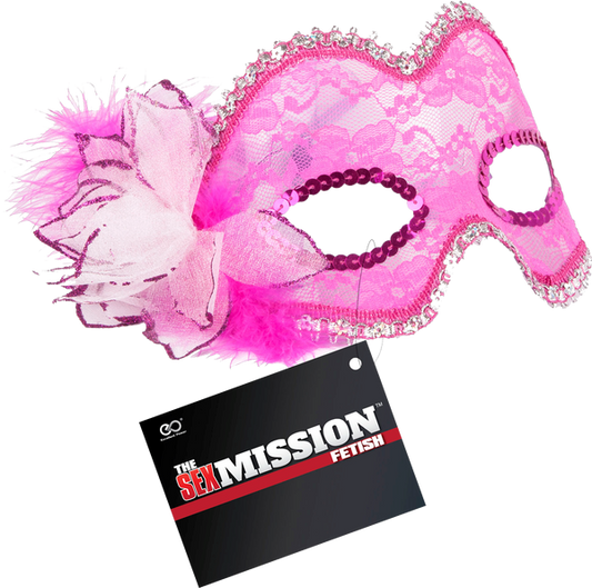 Sex Mission Fetish Play Masquerade Masks Pink - Masks And Blindfolds