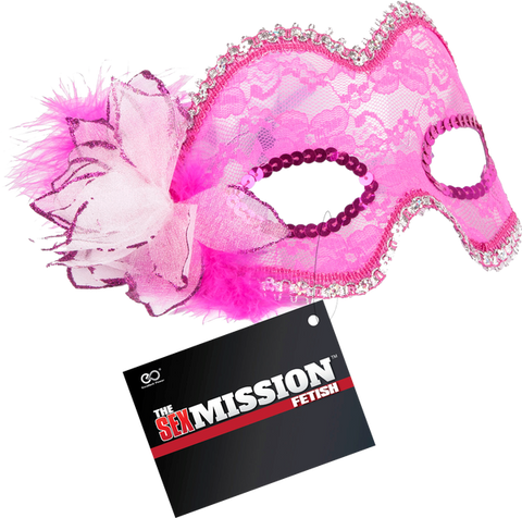 Sex Mission Fetish Play Masquerade Masks Pink - Masks And Blindfolds