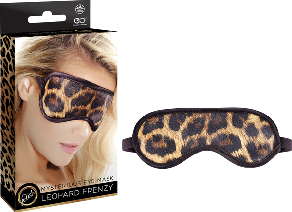 Leopard Frenzy Mysterious Eye Mask - Masks And Blindfolds