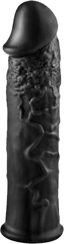 Excellent Power Penis Length Extender 6 Inch Black - - Penis Sleeves and Extenders