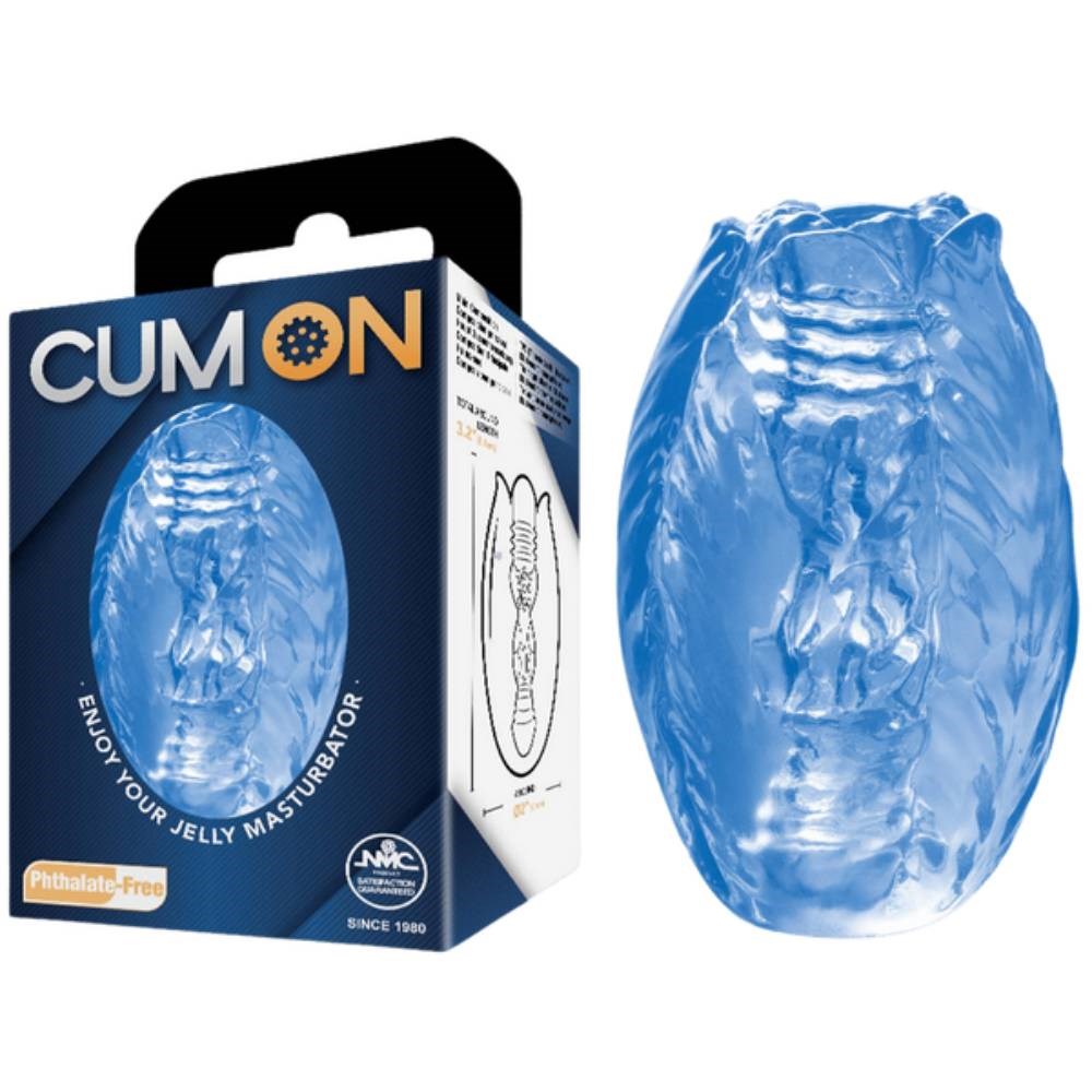 Cum On 3.2 Inches Pocket Jelly Realistic Male Masturbator - - Masturbators and Strokers