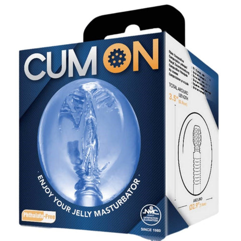 Cum On Pocket Jelly Flexible Male Masturbator 3.5 Inches - Masturbators and Strokers