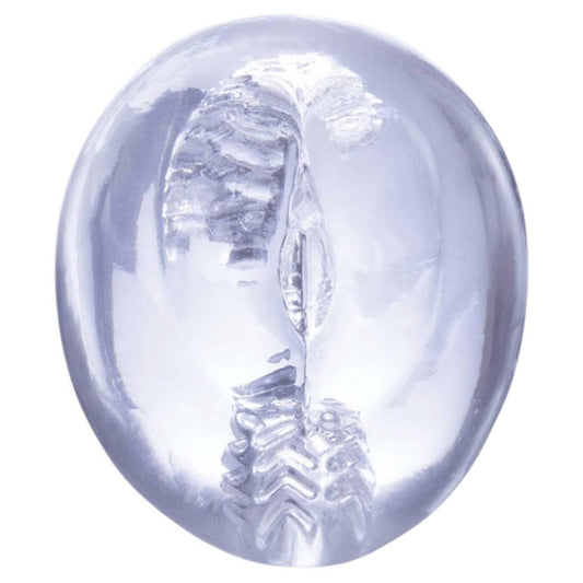 Cum On Pocket Jelly Transparent Mens Masturbator 3.5 Inches - Masturbators and Strokers