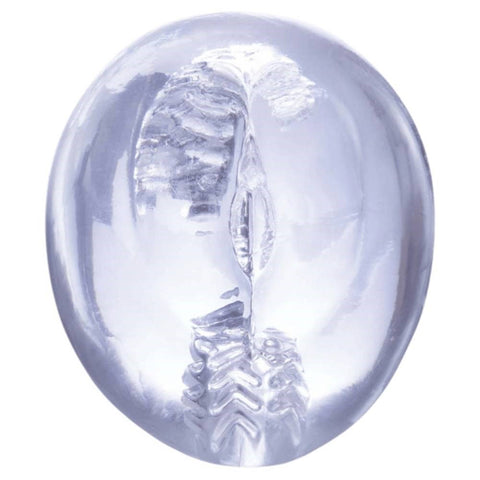 Cum On Pocket Jelly Transparent Mens Masturbator 3.5 Inches - Masturbators and Strokers