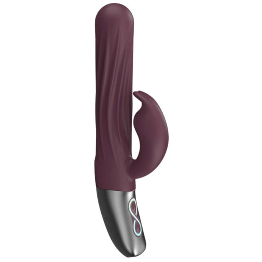 Titanz 10 Functions Thrusting Rabbit Rechargeable Silicone Vibrator - Rabbit Vibrators
