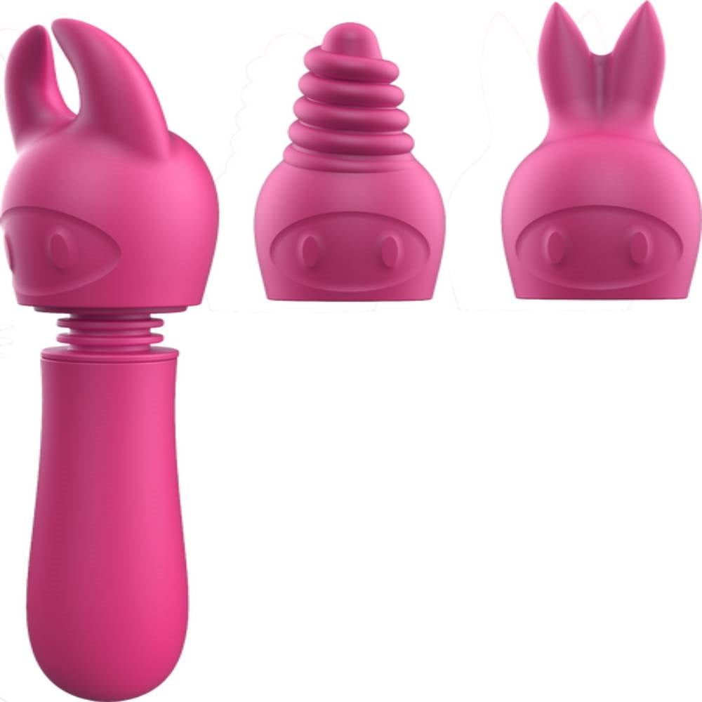 Excellent Power Tip Frenzy 10 Functions Silicone Body Wands Massager - - Body Wands