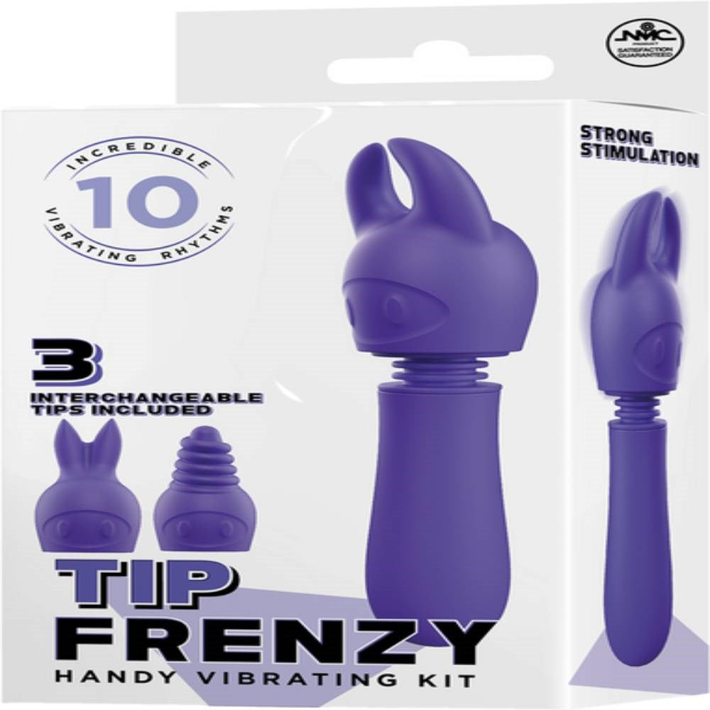 Excellent Power Tip Frenzy 10 Functions Silicone Body Wands Massager - - Body Wands