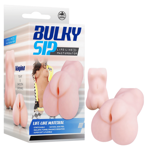 Bulky Sip Stretchable Life Like Vagina Male Masturbator Flesh - Masturbators and Strokers