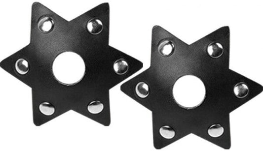 Hott Products Starstruck Nipplicious Erotic Breast Pasties Black - Breast and Nipple Toys