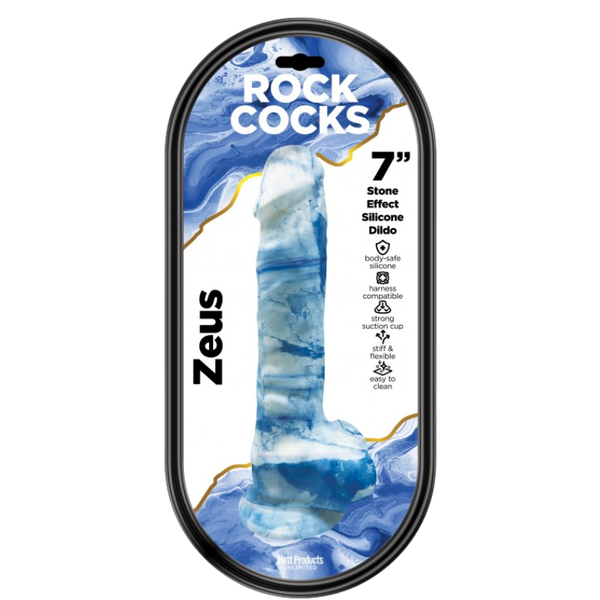 Rock Cocks Zeus Bendable Realistic Textured Dildo 7 Inch - Realistic Dildos