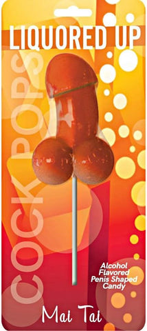 Hott Products Mai Tai Liquored Up Edible Cock Pops - Party Gifts and Novelties