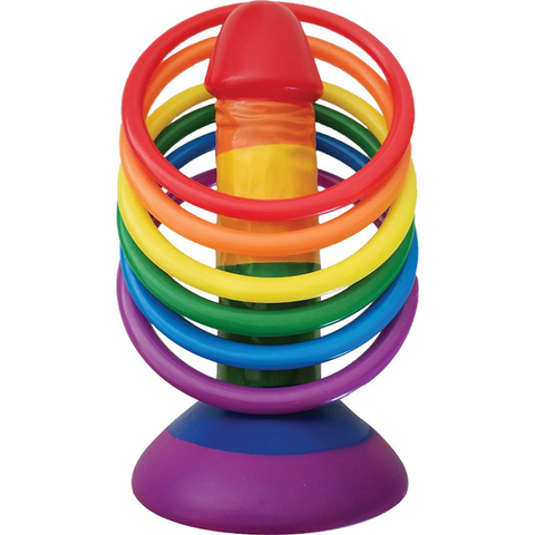 Rainbow Pecker Party Ring Toss - Party Gifts and Novelties