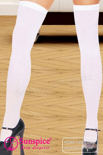 Smillie Womens Sheer Leg Stockings Over Knee - - Hosiery