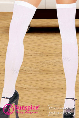 Smillie Womens Sheer Leg Stockings Over Knee - Hosiery