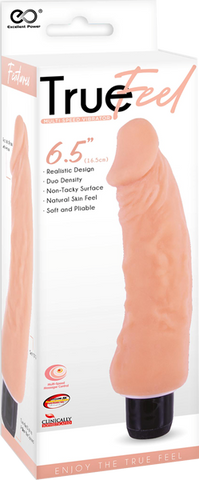 True Feel Trojan Realistic Design Vibrating Dildo - Vibrating Dildos