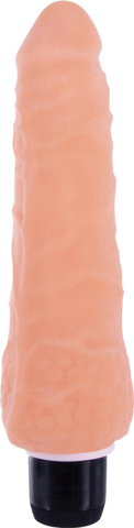 True Feel Slim Soft and Pilable Vibrating Realistic Dildo - Vibrating Dildos