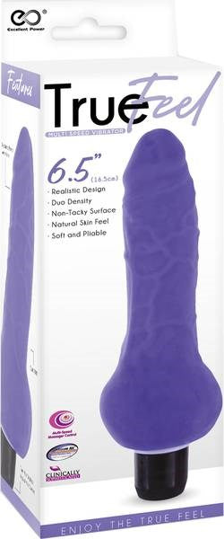 True Feel Ballsy Realistic Design Vibrating Dildo - Vibrating Dildos