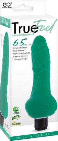 True Feel Ballsy Realistic Design Vibrating Dildo - Vibrating Dildos