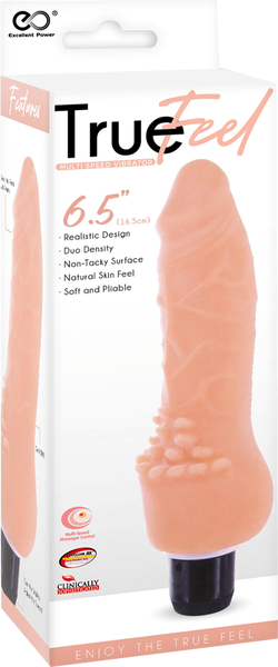 True Feel Viking Dual Density Realistic Vibrating Dildo - Vibrating Dildos