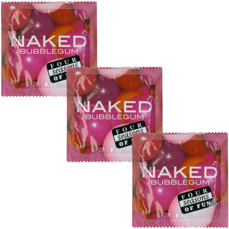Four Seasons Naked Extra Strength Flavour Condoms 144 Pack - - Condoms