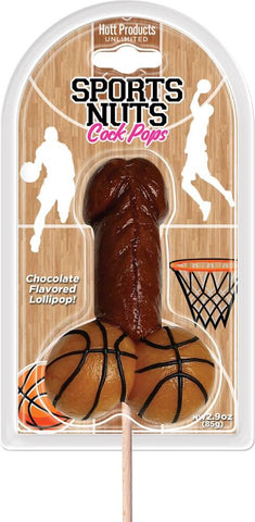Hott Products Sports Nuts Cock Pop Dick Shaped Edible Candy - Party Gifts and Novelties