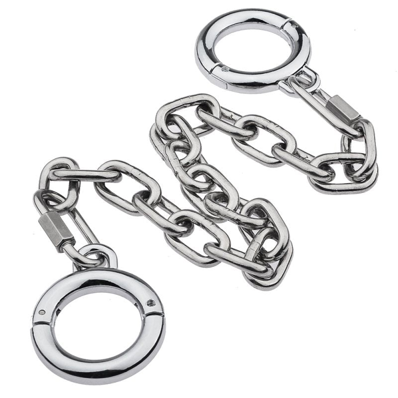 BDStyle Class Stainless Steel BDSM Play Toe Cuffs - - Steel Sex Toys