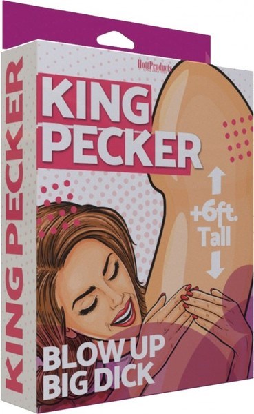 Hott Products King Pecker Penis Shape Inflatable Doll - Party Gifts and Novelties