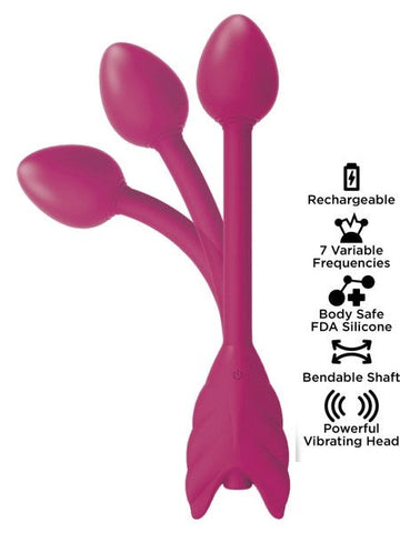 Start Dust Soar Up Bendable Arrow Vibe 7 Function G Spot Vibrator - G-Spot Vibrators