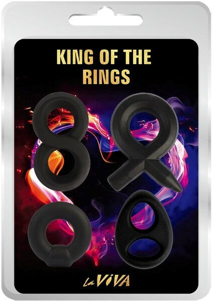 La Viva King of the Rings Stretchy Silicone Cock Ring - Stretchy Cock Rings