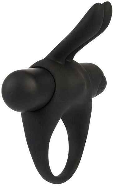 La Viva Babbitty Rabbitty Stretchy Silicone Cock Ring Black - Stretchy Cock Rings