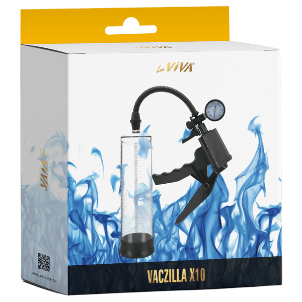 Vaczilla X10 Trigger Gauge Hand Grip Male Penis Pump - - Penis Pumps And Stretchers