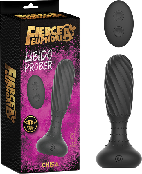 Fierce Euphoria Libido Prober Remote Control Butt Plug - Butt Plugs