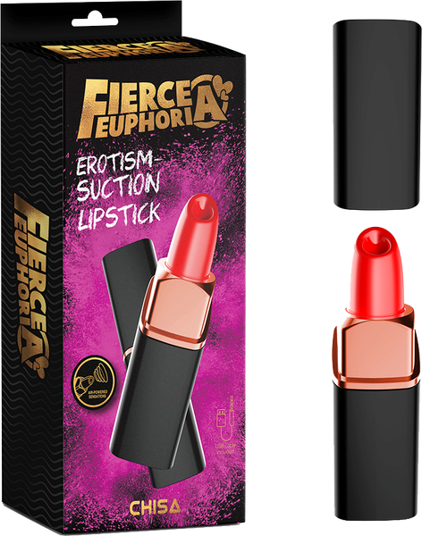 Fierce Euphoria Erotism Suction Lipstick Vibrator - Clit Ticklers and Pulsators