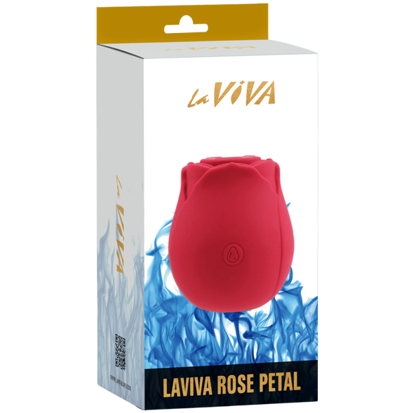La Viva Glyde Rose Petal Suction Clitoral Stimulator - Clit Ticklers and Pulsators