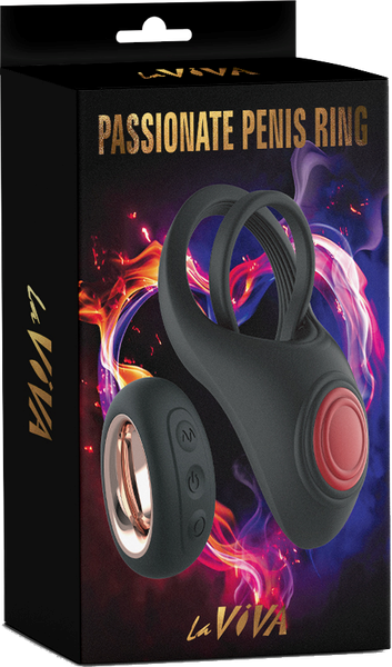 La Viva Remote Control 10 Function Passionate Penis Ring - Vibrating Cock Rings