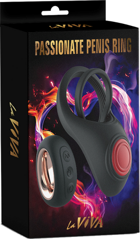 La Viva Remote Control 10 Function Passionate Penis Ring - Vibrating Cock Rings