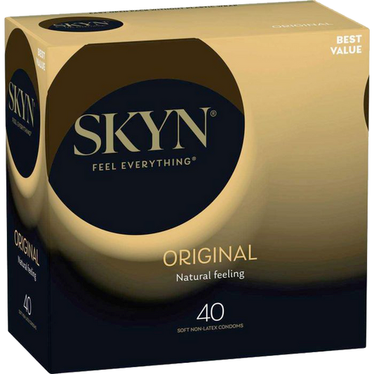 Skyn Original Natural Feeling 40 Soft Non Latex Condoms - Condoms