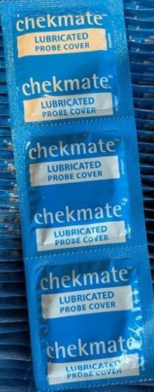 Lifestyles Chekmate Lubricated Probe Cover 144 Piece - Condoms