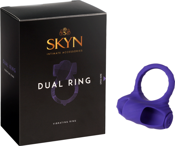 Skyn 3 Function Dual Vibrating Cock Ring - Vibrating Cock Rings