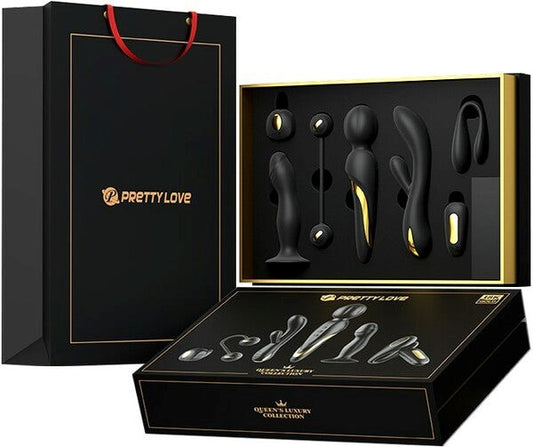 Pretty Love Mini Queens Luxury Collection Adult Toy Set Black - Sex Kits