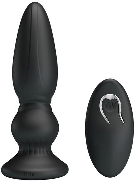 Mr Play Powerful Vibrating Prostate Anal Plug Black - Prostate Toys